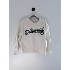 Dan + Shay Official "Bigger Houses" Cream Tour Crewneck Sweatshirt-Size L